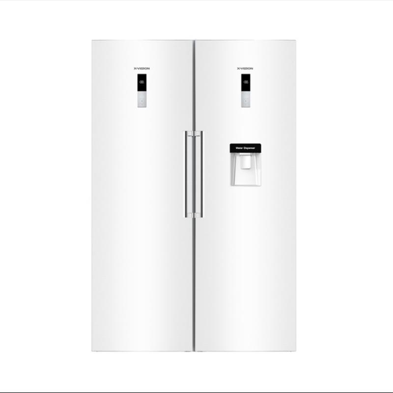 ایکس ویژن فریزر دو قلو نوفراست دارای ابریز سفید(131418)KTF630-W