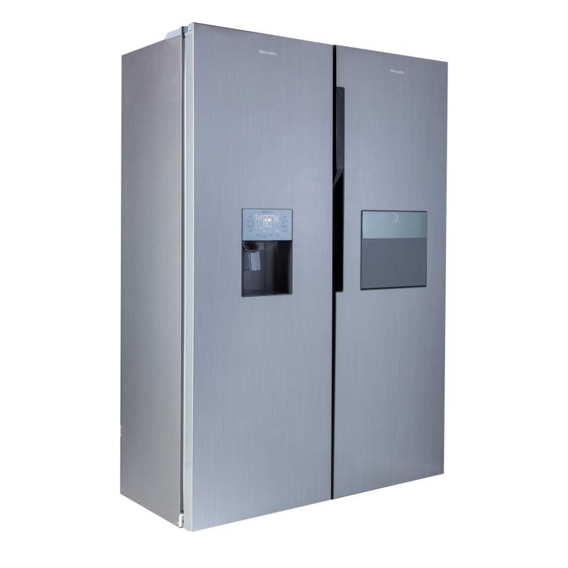 یخچال فریزر دوقلو هیمالیا مدل آلفا (Alpha) رنگ نقره ای